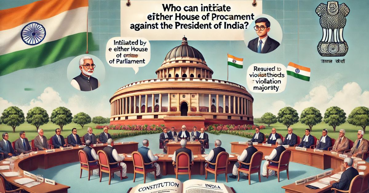 Who Can Initiate Impeachment Proceedings Against the President of India