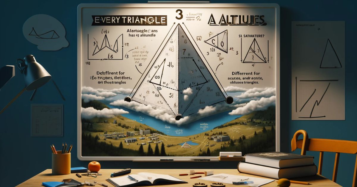 how many altitudes can a triangle have