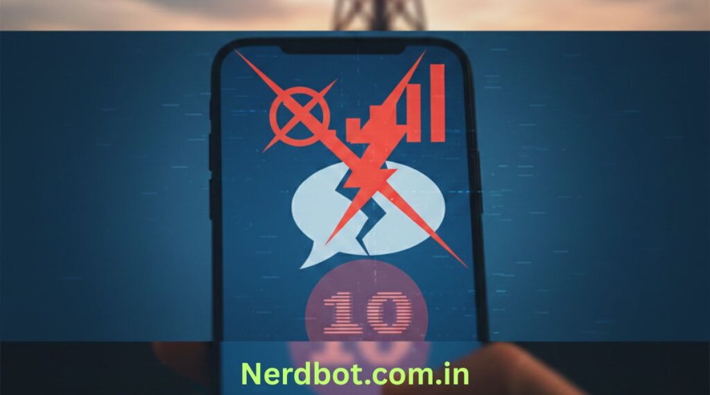 Check your network signal.